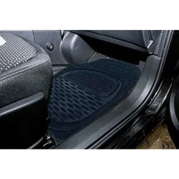 Kozdiko 6255TW 5 Pcs PVC &a; Rubber Beige Light Weight Car Mat Set for Mahindra Bolero, KOZ_7475 image 2