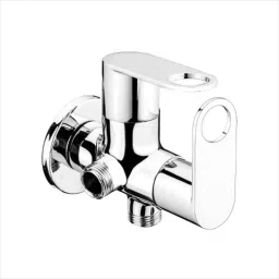 Marcoware Deco Brass Chrome Finish 2 Way Angle Valve with Wall Flange-picture-22