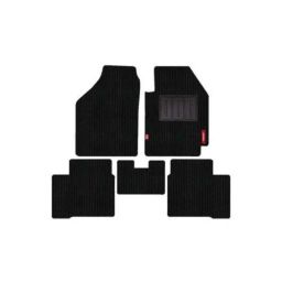 Elegant 5 Pcs Cord Black Carpet Car Mat for Maruti Suzuki Baleno 2015 Onwards Zeta Set-picture-47