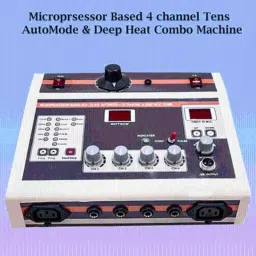 HME 4 Channel Automode Tens Ultrasonic &a; Deep Heat Therapy Electrotherapy Device, Hme-85 image 5