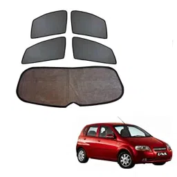 Kozdiko 4 Pcs Black Car Half Magnetic Sunshade Set with Dicky Curtain for Chevrolet UVA-picture-35