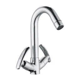 Kingsbury Smile Brass Chrome Finish Centre Hole Basin Mixer, BFS-Smile CH11-picture-31