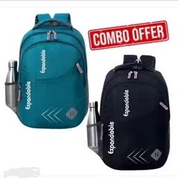 turn_back Large 32 L Laptop Backpack TurnBack office//Laptop For Girls & Boys School Bag (Blue, 35 L) Pack OF 02-picture-22