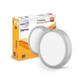 Wipro Garnet 18W Cool Day White Round Trimless Surface LED Panel Light, D641865 image 3
