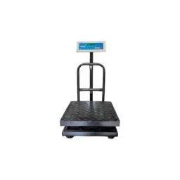 Equinox 200kg Mild Steel Black Platform Weighing Scale with 20g Accuracy &a; Green Display, BS400MS image 5