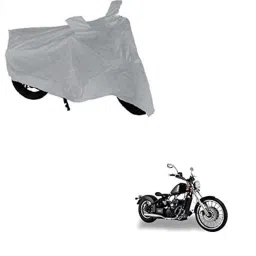 Kozdiko Polyester Matty Silver Dust &a; Waterproof Bike Body Cover for Regol Raptor Bobber 350-picture-30