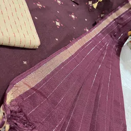 m i textile Women Cotton Blend Kurta Pant Dupatta Set image 2