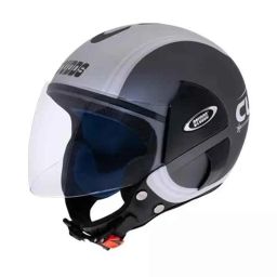 Studds Cub D4 Decor Plastic Matt Gun Grey Open Face Helmets, Size: Large-picture-37