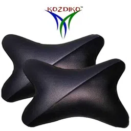 Kozdiko 2 Pcs Grey &a; Black Car Neck Rest Pillow Cushion Set for Renault Pulse-picture-38