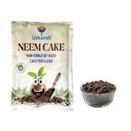 Utkarsh 900g Neem Cake Non-Edible DE Oiled Cake Fertilizer (Pack of 3) image 3