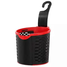 Sarte ABS Black Car Backseat Storage Bag Feather Fabric with 6 Different Pockets-picture-28