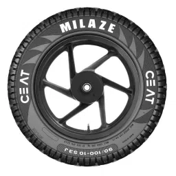 Ceat Milaze 90/100 -10 53J Tubeless Front or Rear Scooter Tyre image 2