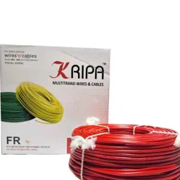 KRIPA 2.5 Sqmm Single Core Red FR PVC Insulated CCR Copper Wire for Domestic &a; Industrial Purpose, Length: 36 m-picture-19