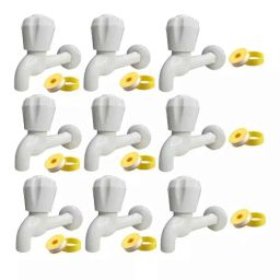 Fastgear PVC White Chrome Finish Bib Tap, FG2336 (Pack of 9)-picture-8