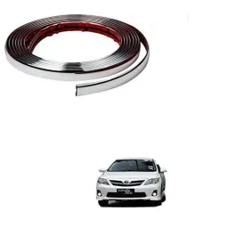 Kozdiko 20m 10mm Silver Car Side Window Chrome Beading Roll for Toyota Corolla Old Altis-picture-18