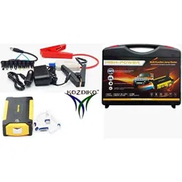 Kozdiko 12V 50800mh Portable Multi-Function Car Jumper Starter with 2 Ports Mobile Phone Charger, Torch &a; SOS Light for Tata Indica Vista-picture-30