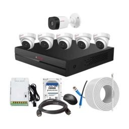 CP Plus 2.4MP Indoor &a; Outdoor CCTV Combo Kit with 8Ch DVR, 1 Bullet 5 Dome Camera, 8Ch SMPS, 70m Cable, 500GB HDD &a; Connector-picture-16