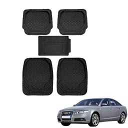 Kozdiko 8855TW 5 Pcs Rubber Black Rubber Car Mat Set for Audi A6-picture-36