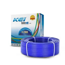 KEI 2.5 Sqmm Single Core Homecab FR Blue Copper Unsheathed Flexible Cable, Length: 90 m-picture-10