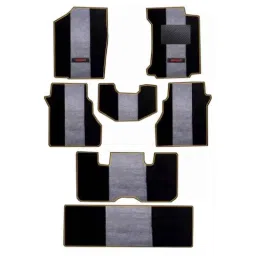 Elegant Edge Black &a; Grey Carpet Car Mat Set for Ford Endeavour 2016 Onwards-picture-32