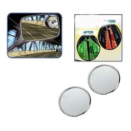 Kozdiko 2 Pcs 2 inch Round Convex Blind Spot Mirror Set for Maruti Gypsy-picture-42