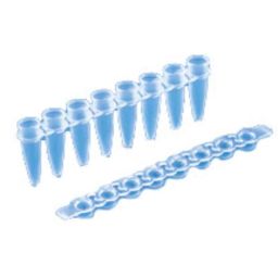 Tarsons 125 Pcs 0.2ml Polypropylene Maxiamp Tube Strips with Cap Set, 610040-picture-0