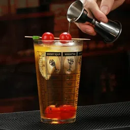 saylani enterprises 300 ml Stainless Steel, Glass Cocktail Shaker image 5