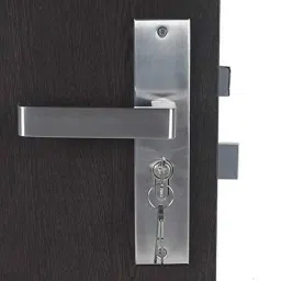 Handle Waala Lumbretta-CYS-BSK 8 inch 60mm Stainless Steel Silver Cylindrical Plate Both Side Key Mortise Door Lock Set-image-94