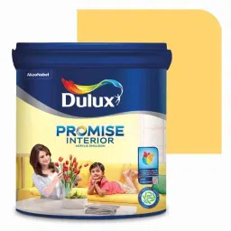 Dulux Promise 4 Litre Yellow Rose Rich Finish Interior Acrylic Emulsion Paint, FFD571_DL4 image 2