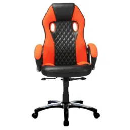 Modern India Seating Leatherette Orange &a; Black High Back Gaming Chair, MISG16-picture-37