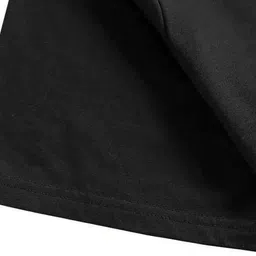 sixteenlines Men Printed Round Neck Pure Cotton Black T-Shirt image 4