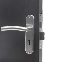 Handle Waala MG-1102 8 inch Stainless Steel Silver Round Ky Plate Mortise Door Lock Set-image-99