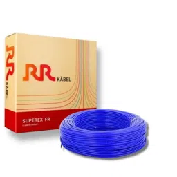 RR Kabel 6 Sqmm Single Core PVC Copper Blue RR-Unilay FR Flexible Cable, Length: 90 m-image-45