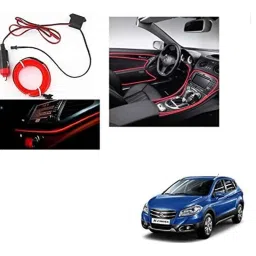 Kozdiko 12V Red Car Interior Decor Neon Strip Light for Maruti Suzuki S-Cross-picture-38
