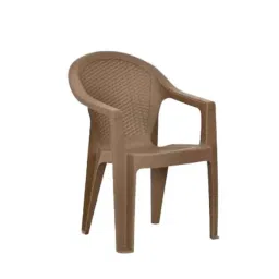 Nilkamal Exotica Plastic Light Brown Outdoor Chair-picture-32