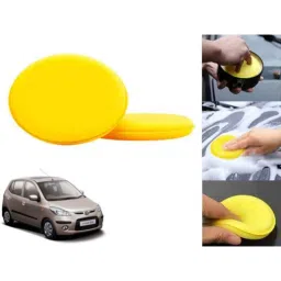 Auto Pearl Polyurethane Beige Washing &a; Waxing Polish Foam Sponge for I10 T1 2007-2010 (Pack of 2)-picture-47