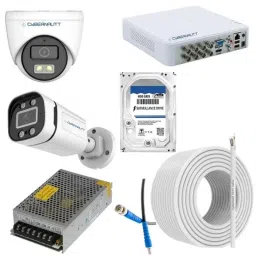 Cybernautt 2.4MP Full Colour HD Indoor &a; Outdoor CCTV Combo Kit with 8Ch DVR, 4 Dome Camera, 3 Bullet Camera, 8Ch SMPS, 50m Cable, 2TB HDD &a; Connector-image-65