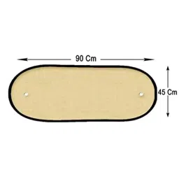 Auto Pearl Mesh Beige Rear Window Sunshade Car Curtain for Tata Nano image 3