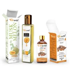 GoWoo 2 Pcs 10ml Natural Therapeutic Grade Clove Aroma Oil &a; 100ml Musk Melon Carrier Oil Set, GWOC447-P16+P178-picture-34