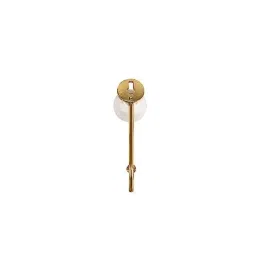 Screwtight 130mm Ceramic ‎Yellow &a; Gold ‎Glossy Finish Multipurpose Crackle Glaze Hook, CHK001RO (Pack of 4) image 5