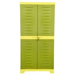 Supreme Fusion 2 Plastic Mehendi Green &a; Lemon Yellow Medium Size Multipurpose Cupboard, Fusion02-MG-picture-5