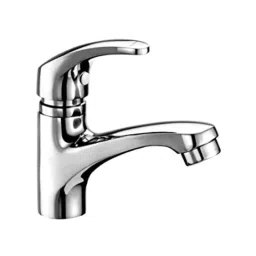 Cera Platinum Brass Silver Single Lever Pillar Cock with Aerator, F1001101-picture-35