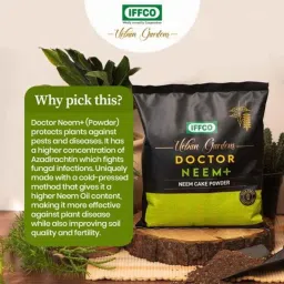 iffco urban gardens 5kg Doctor Neem+ Neem Cake Powder Fertilizer image 3