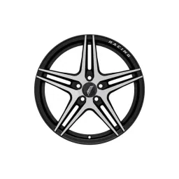 Uno Minda 17 inch Black Machined Finish Alloy Wheel for Skoda &a; Volkswagen Cars, W1D112-000M00-picture-25