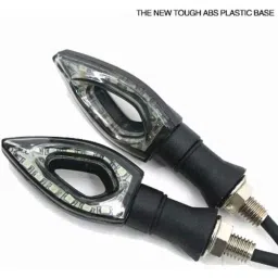 Ramanta 2 Pcs Plastic Blue Front &a; Rear SMD LED Indicator Light Set for Hero Universal Bike image 4