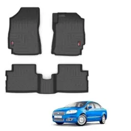 Kozdiko Thermoplastic Polyolefins 3D Life Long Car Floor Mat Set for Fiat Linea Classic-picture-41