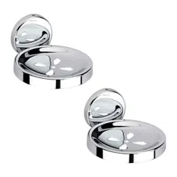Aligarian Stainless Steel 304 Chrome Finish Wall Mounted Parry Soap Dish (Pack of 2)-picture-47
