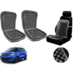 Auto Pearl PU, Velvet &a; Wooden Beads Grey Rectangular Seat Cushion for Maruti Suzuki Celerio (Pack of 2 )-picture-46