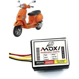 Auto Pearl 12V Black Front &a; Rear Flasher Indicator Light for SXL 125-picture-47