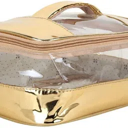 Women Gold Cosmetic Bag-image-37